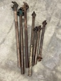 Hickey bars for bending rebar. 7 pieces