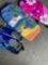 2 boogie boards & Speedo fins size 9-13. 3 pieces