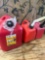 Gasoline containers 5,2 & 1 gallon. 3 pieces