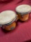 8 & 7 inch bongos