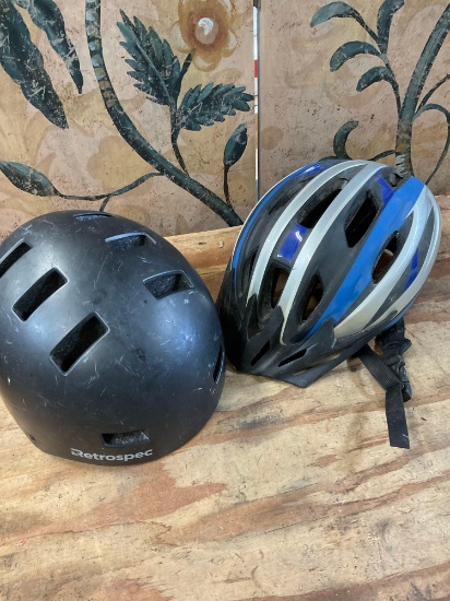 Retrospec & Schwin adult helmets. 2 pieces