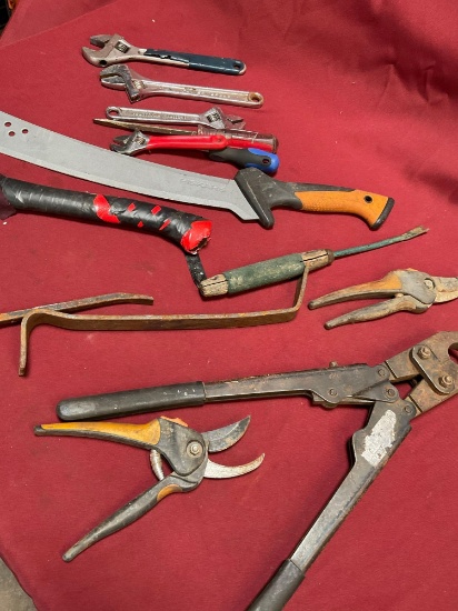 Assorted tools/ items. 13 pieces