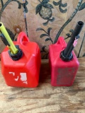 1 & 2 gallon gasoline containers. 2 pieces