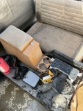 Jeep items, Center Console, Mirrors, Back Seat,  fire extinguisher, etc