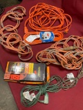 Assorted electrical cords. 8 pieces