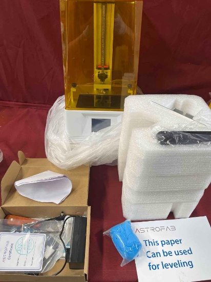 Astrofab photon mono, resin 3D printer