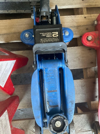 Power Torque 2 ton 4000 lbs hydraulic trolly jack, works with handle