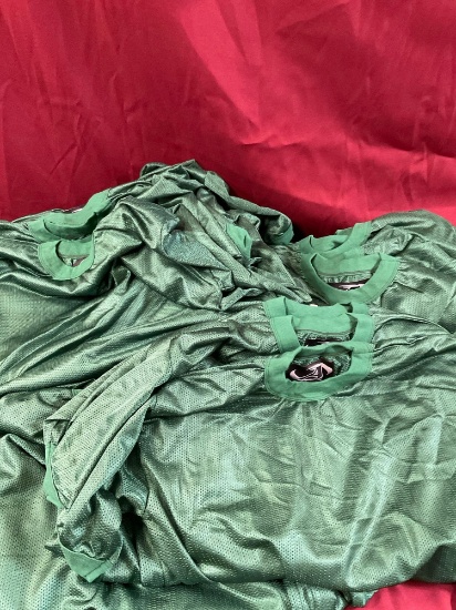 New, small, green, jerseys. 30 pieces