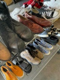 Assorted size, styles & brands of shoes, 19 pairs
