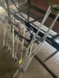 MedChoice crutches & 2 Drive walkers. 3 pieces