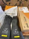 New Ansell Activrmr size 10, black electrical gloves