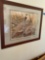 Quail framed art work signed J Bellinger 1984 1/2. 25