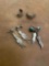 Earrings. 3 pairs