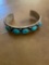 Turquoise cuff bracelet