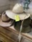 Cowboy hats. 3 pieces