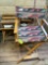 Foldable directors style chairs. 6 pieces