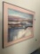 Framed wall art signed Nancy Clark. 28