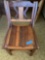 Vintage wood chair. 34