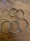 Bracelets. 6 pieces