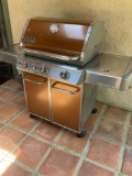 Weber Genesis BBQ with cover