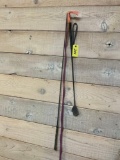 Horse whip. 3 pieces