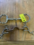Snaffle bit and short shanked curb with medium port