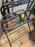 Foldable saddle racks. 2 pieces
