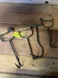 Hay hooks. 4 pieces