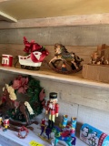 Assorted Christmas decorations