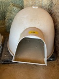 Dog igloo & foldable metal crate
