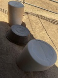 Misc tubs. 3 pieces