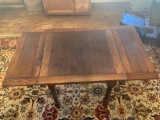 Vintage extendable dining table. 30