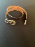 Brighton, stamped XL 24507 woman's belt. 43