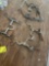 Iron / stainless steel horse bits. 3 pieces