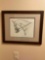Signed N McNary 7/2000 framed art. 18