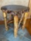 Rustic wood table. 39