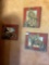 Signed Michael Swearngin framed wall art. 3 pieces 20