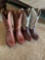 Nocona size 10.5 boots. 2 pairs