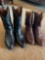 Justin size 10.5 & Ariat 10.5 men's boots