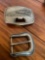 Belt buckles. 2 pieces