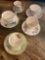 Vintage Cups & Saucers. 5 cups 5 saucers. See pics for manufacturer
