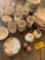 Vintage Franciscan Desert Rose dishes. 58 pieces