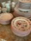 Vintage Farberware White Christmas #391 China dishes. 46 pieces