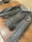 Harley Davidson, Mens Leather motorcycle Jacket, size Large, and gloves