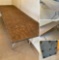 3 foldable tables & 2 plastic pallets.