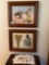 Signed. T.E Mails framed art, 2 pieces & The People Called Apache book. 26