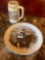 Commemorative Santa Anita Plate & Limited Edition Stein