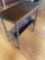 Vintage table with book rack 24