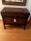 Western design on all sides wood trunk 18