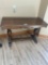 Antique wood expandable table 29